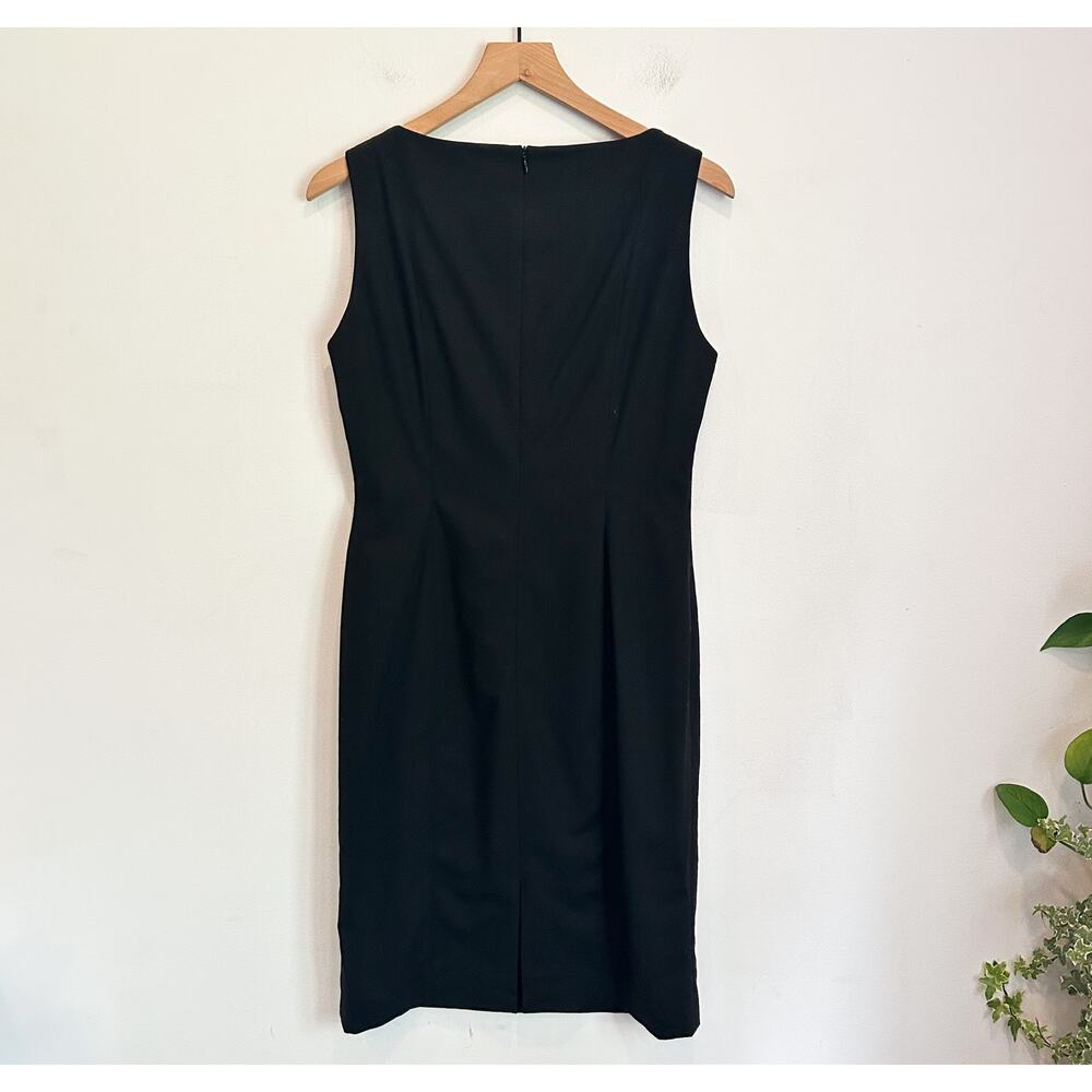 Escada Sport Sleeveless Fitted Dress Black Size 38/6 - Picture 6 of 7